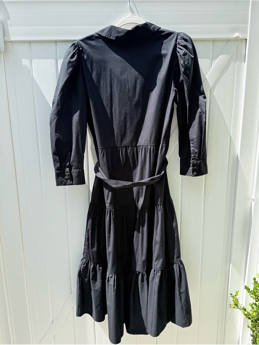 VERONICA BEARD
Zeila Belted Gathered Stretch-cotton Poplin Midi Dress - Picture 7 of 7